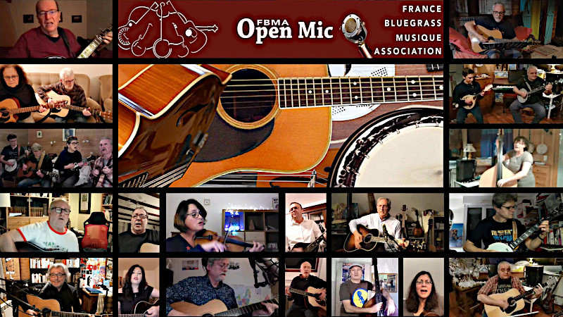 Le France Bluegrass Open Mic sur Facebook. A vous de jouer!