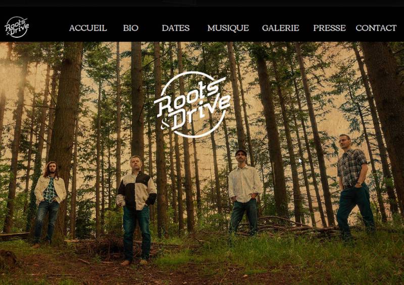 Roots and Drive, le site internet.