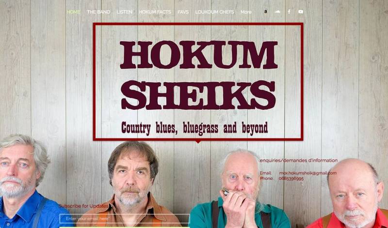 The Hokum Sheiks ici avec François Leruste à la contrebasse.