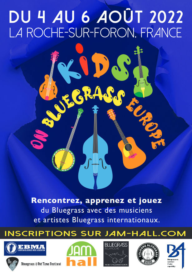 Kids On Bluegrass Europe, the flyer.